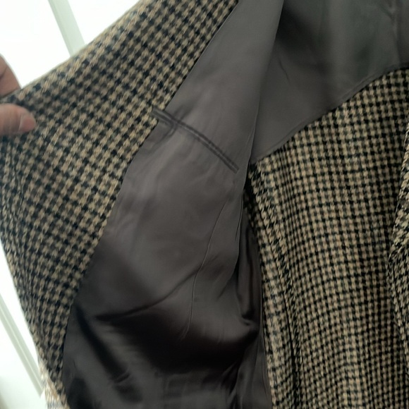 Houndstooth wool blazer size 46 regular - Picture 3 of 7